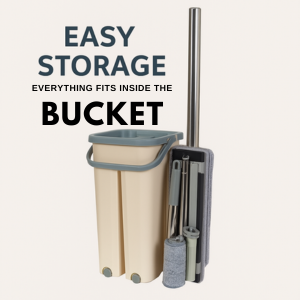 Floor Flat Mop with Bucket