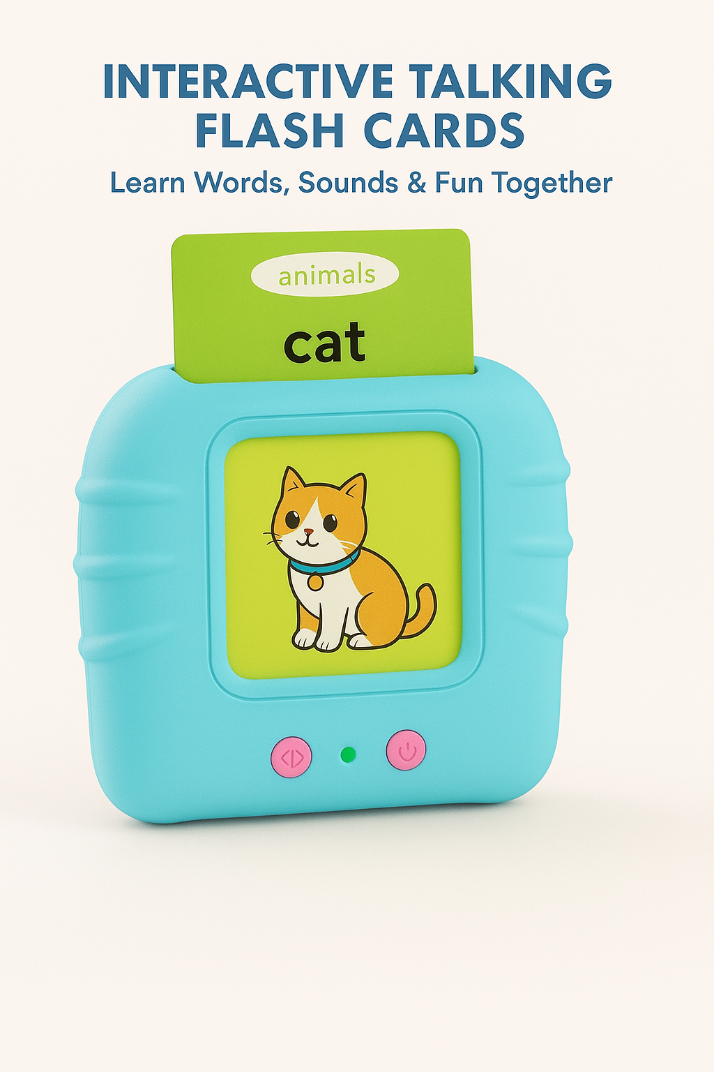 Talking Flash Card Reader for Kids