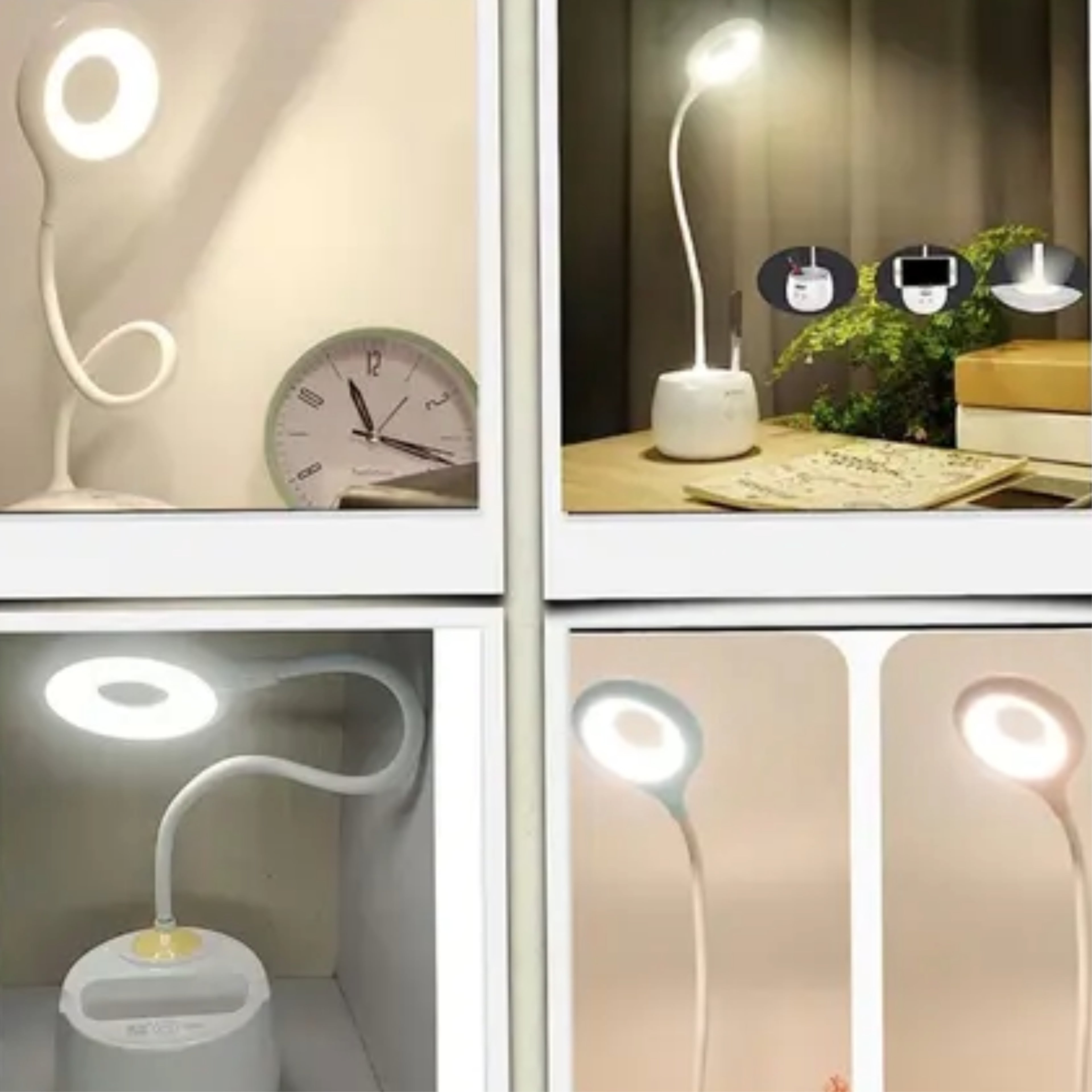 Desk LED Lamp with Pen Stand